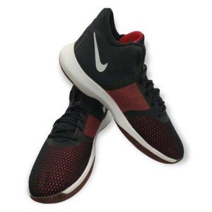 NIKE Air Precision II Men's 7.5 Black White University Red AA7069-006